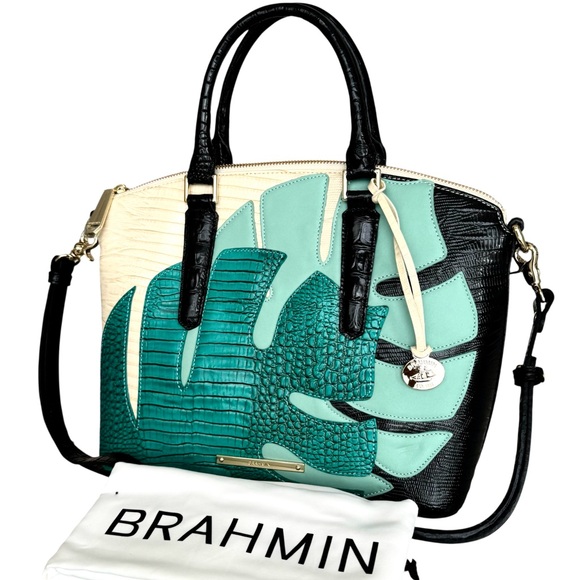 Brahmin Handbags - 🆕 Brahmin Duxbury Satchel Turquoise Belem Shoulder Bag